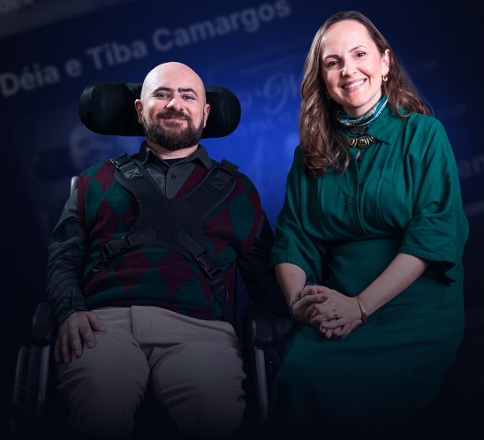 Déa e Tiba Camargos juntos